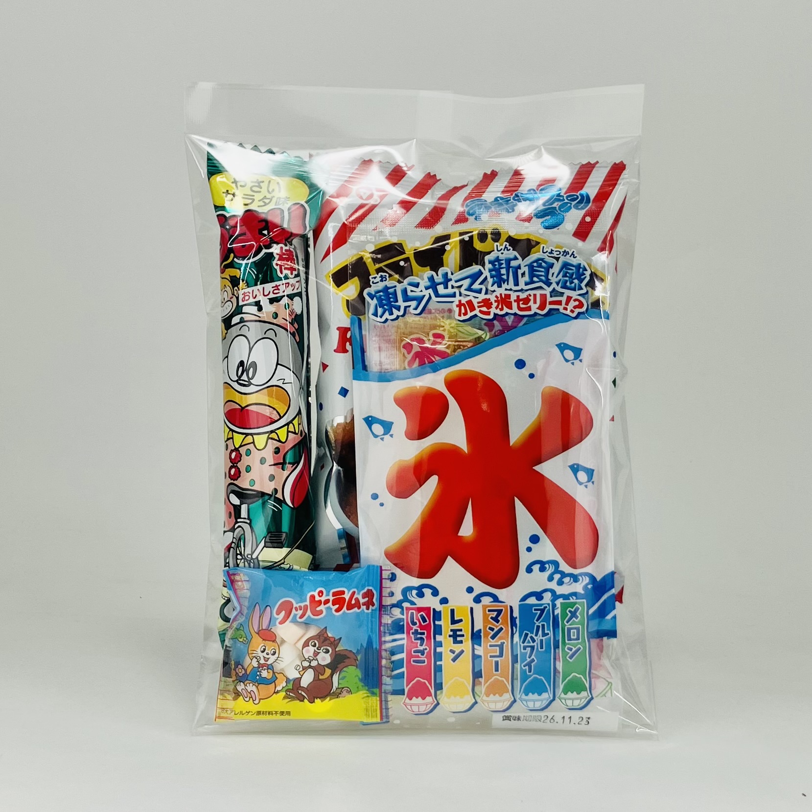 150円夏祭り袋詰め（かき氷ゼリー入）